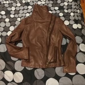Real leather jacket by Andrew Marc